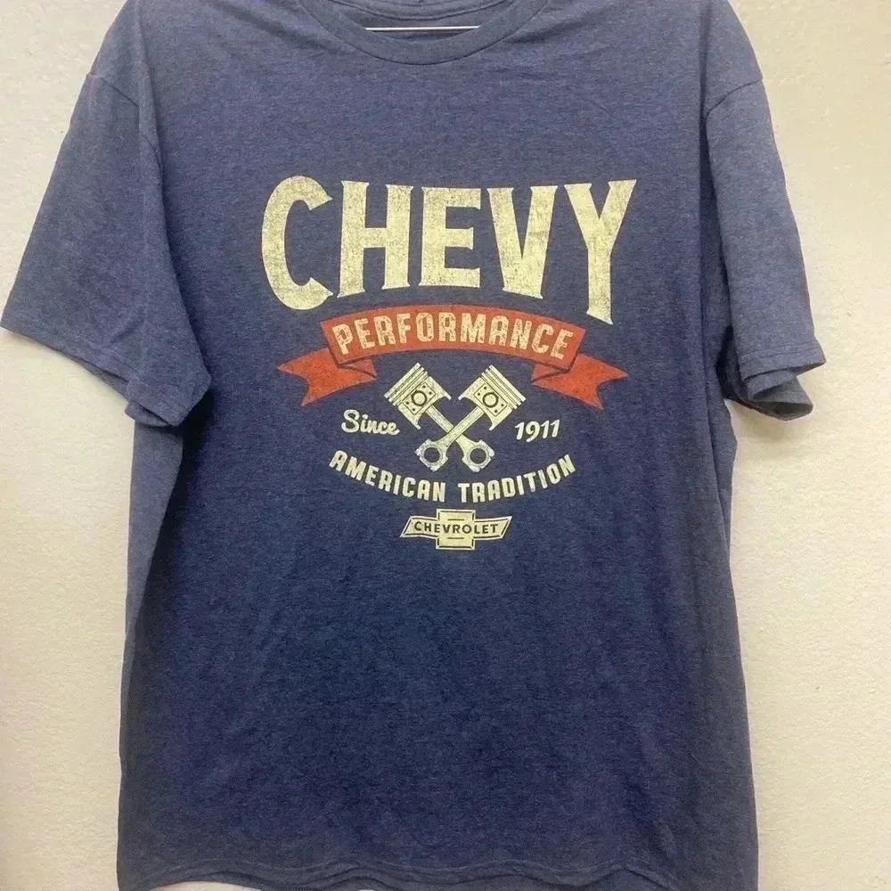 🆕NWOT Sonoma Chevy Chevrolet Blue Men T-Shirt XL🆕